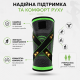 Бандаж на коліно з ременями фіксації | Ортопедичний наколінник для спорту, реабілітації та підтримки колінного суглоба, розмір М