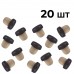 Корок корковий, коньячний з пластиковим ковпачком, 28x8x19 мм (20 шт.)