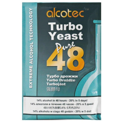 Дріжджі Alcotec Turbo Yeast Pure 48, 135г