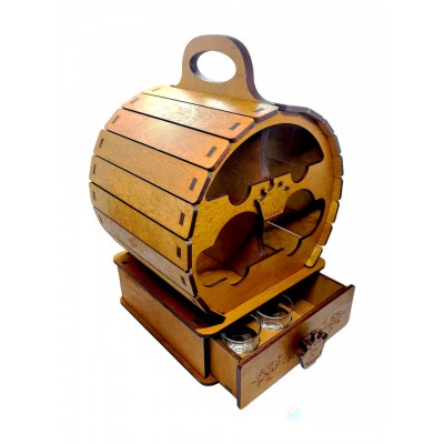 Міні-бар Бочка з чарками