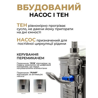 Домашня пивоварня 60 л з чилером