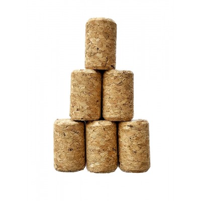 Коркова пробка винна, агломерсована, 21х33 мм, 100 шт
